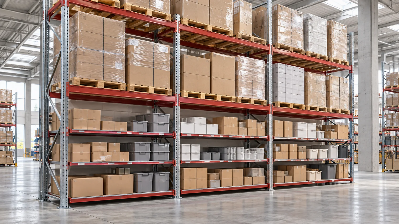 Проектная визуализация: стеллажи cash & carry